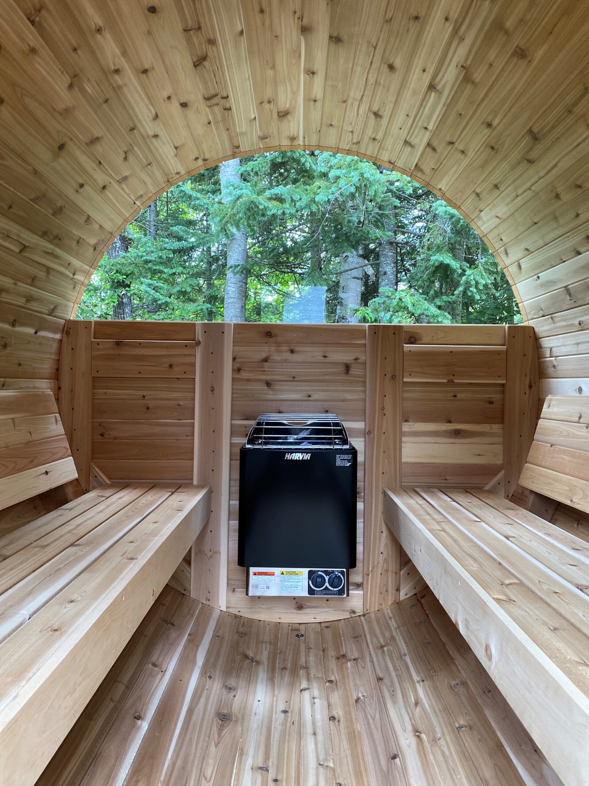 Barrel Sauna Quebec Canada – Saunas made with western Red Cedar in ...