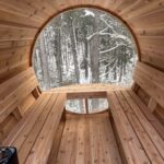 Personal classic outdoor sauna