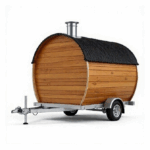 Mobile sauna on trailer Canada