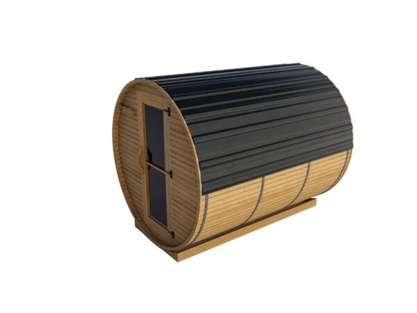 Western Red Cedar Barrel Sauna Classic 8ft