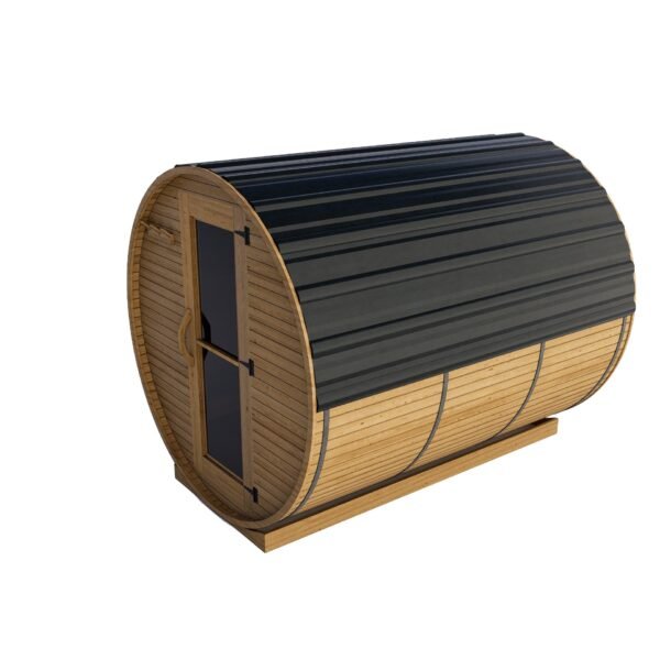 Western Red Cedar Barrel Sauna Classic 8ft