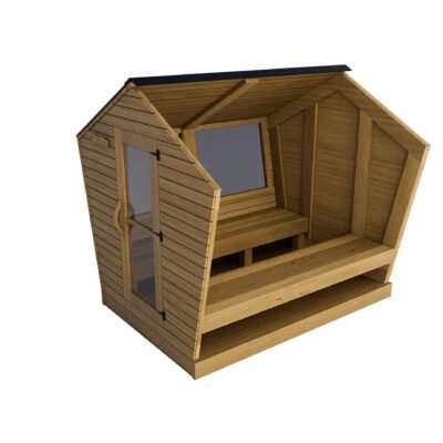 Western Red Cedar Birdhouse Sauna 8ft Windows Inside