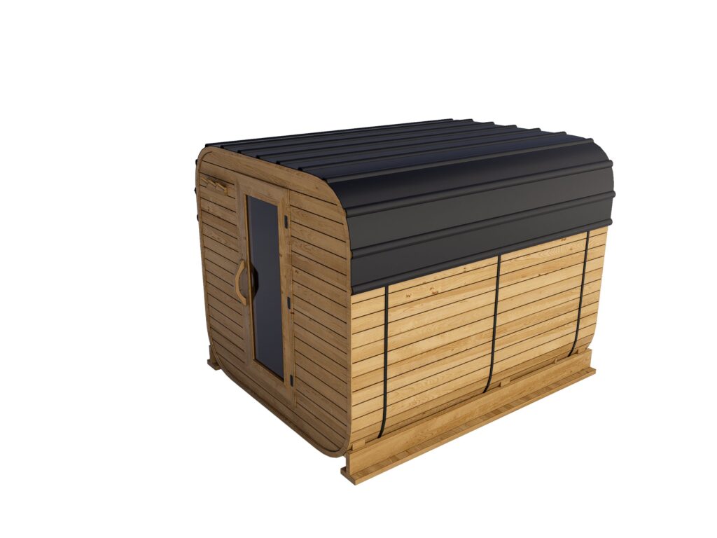 Western Red Cedar Cube Sauna 6ft | SaunaSpa Western Red Cedar Cube Sauna 6ft