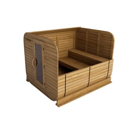 Western Red Cedar Cube Sauna 6ft Inside Western Red Cedar Cube Sauna 6ft Inside