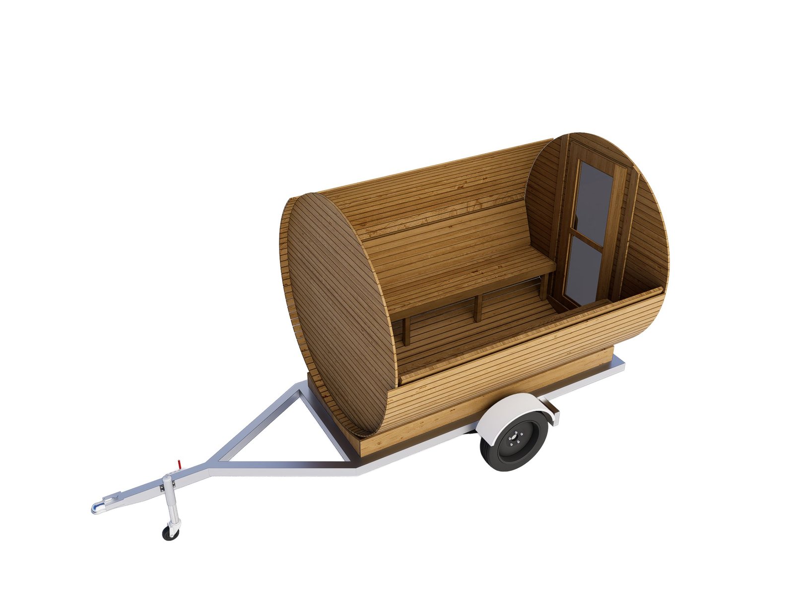 mobile sauna trailer