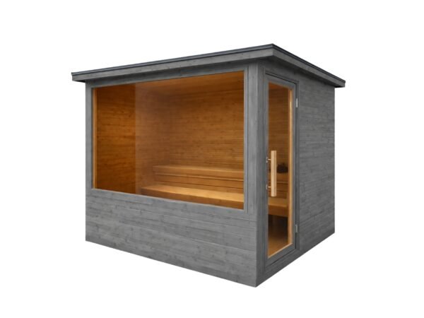 Western Red Cedar Sauna Moderna