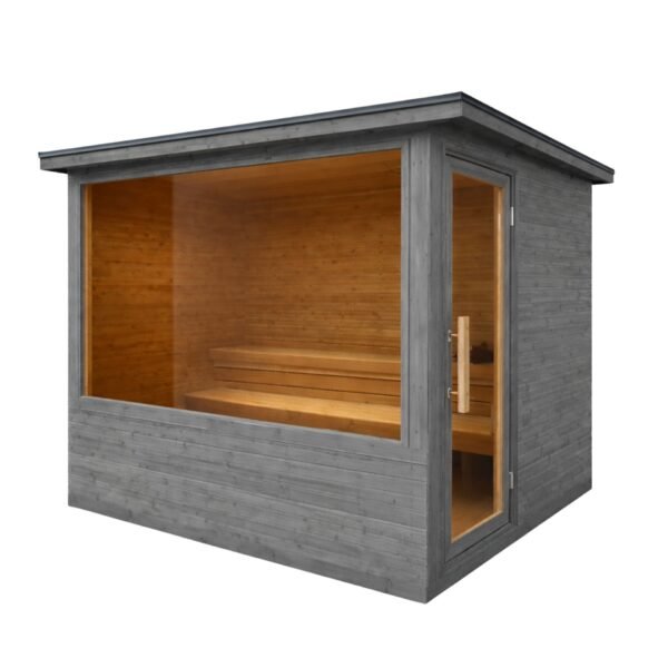Western Red Cedar Sauna Moderna