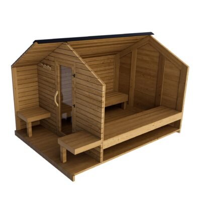 Western Red Cedar Cottage Sauna Inside