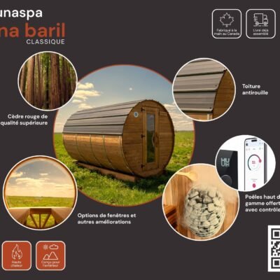 Sauna baril classique