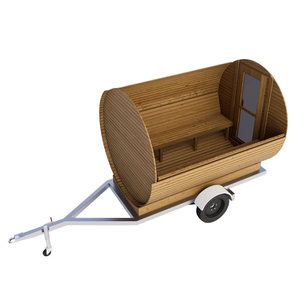 mobile sauna trailer
