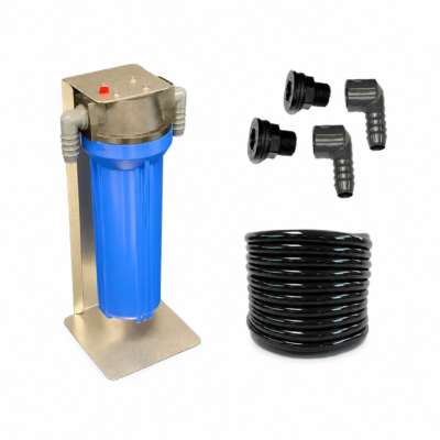 Penguin chiller installation with white filter kit